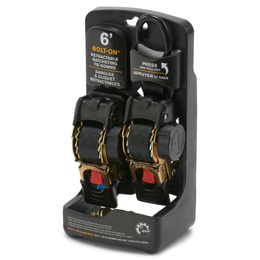 Can-Am Bolt-On Retractable Ratcheting Tie-Downs