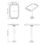 BBQ Table with LinQ Lite for Switch Pontoon