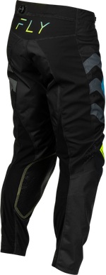 KINETIC VOLT PANTS BLACK/GREY/TEAL/YELLOW SZ 36