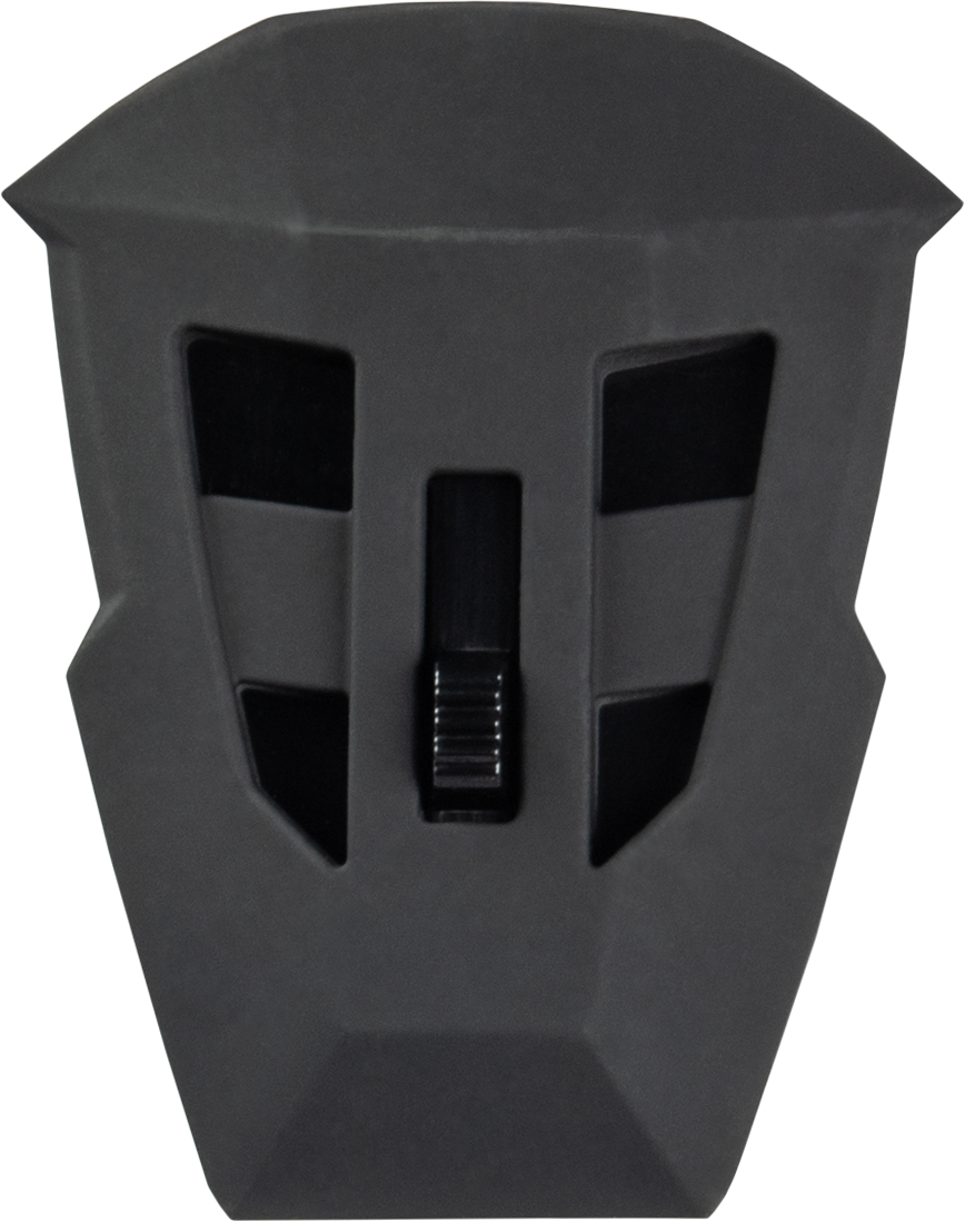MD-74 MOUTH VENT W/SCREWS MATTE BLACK