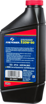 SYNTHETIC OIL W/ ESTER 4T 20W50 1QT 12/CASE