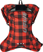 OUTLANDER 2L HYDRATION PACK FLANNEL RED/BLACK
