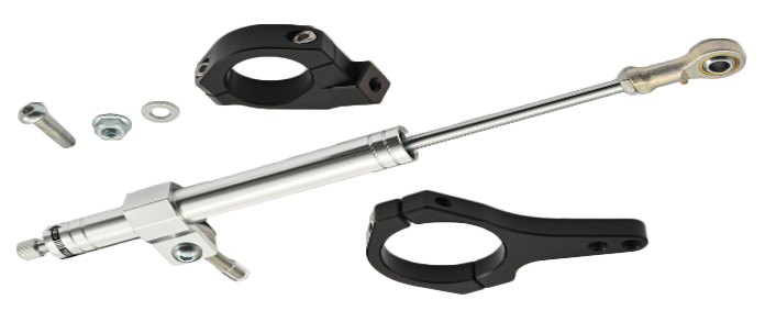 STEERING DAMPER KIT POLISHED 20-25 FXLRST