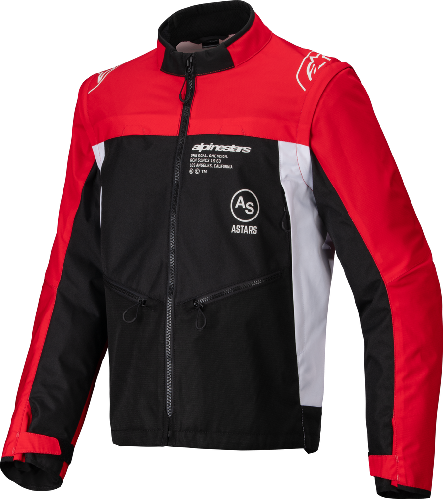 PRO-DURA JACKET BLACK/BRIGHT RED/WHITE MD