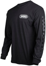 SHOEI CORP LOGO LS T BK/W