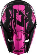 YOUTH MX-46Y UNSTABLE HELMET MATTE BLACK/PINK YS