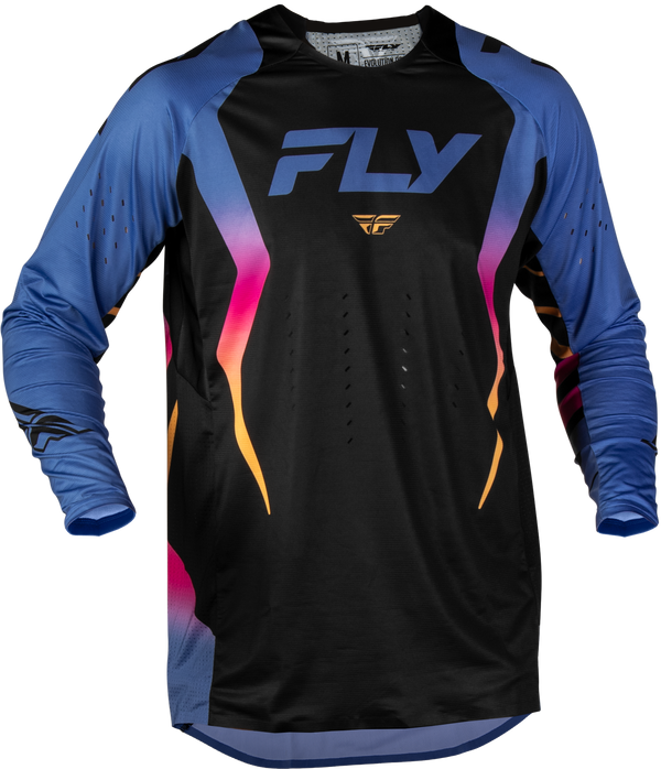EVOLUTION DST LE BOLT JERSEY BLACK/BLUE/MULTI