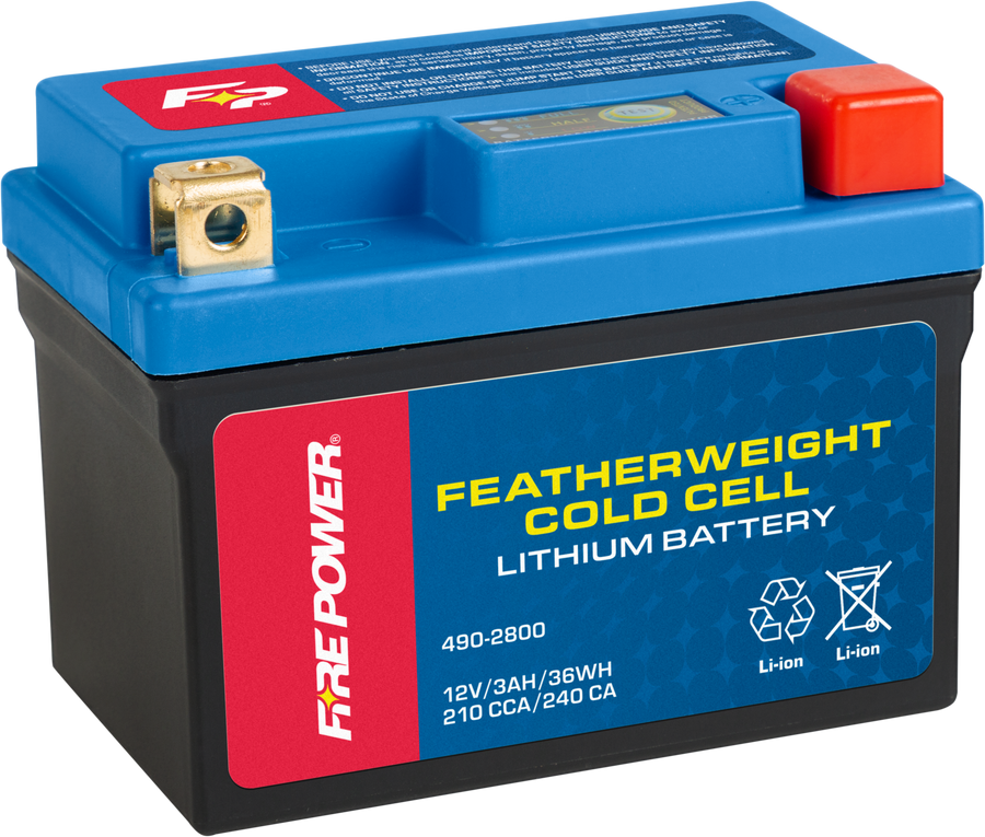 COLDWEATHER LITHIUM BATTERY 210 CCA 12V/36WH