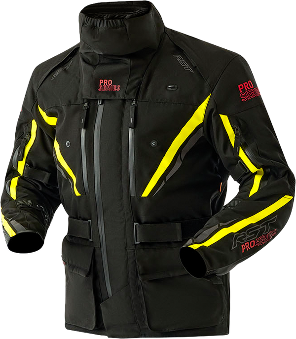 PS PARAGON D3O JACKET BLACK/FLO YELLOW TEXTILE 6XL | 103657F.YEL-56