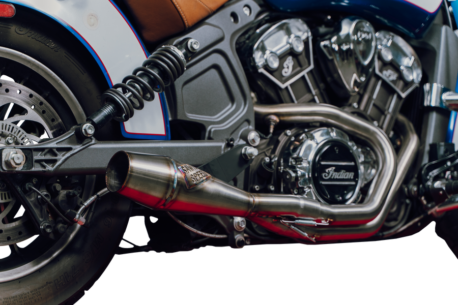 Indian Scout Shorty Cannon Exhaust