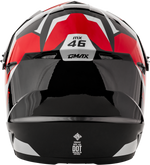 YOUTH MX-46Y CYCLUS HELMET BLACK/RED YL