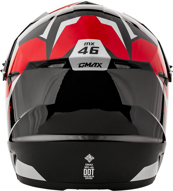 MX-46Y CYCLUS HELMET BLACK/RED