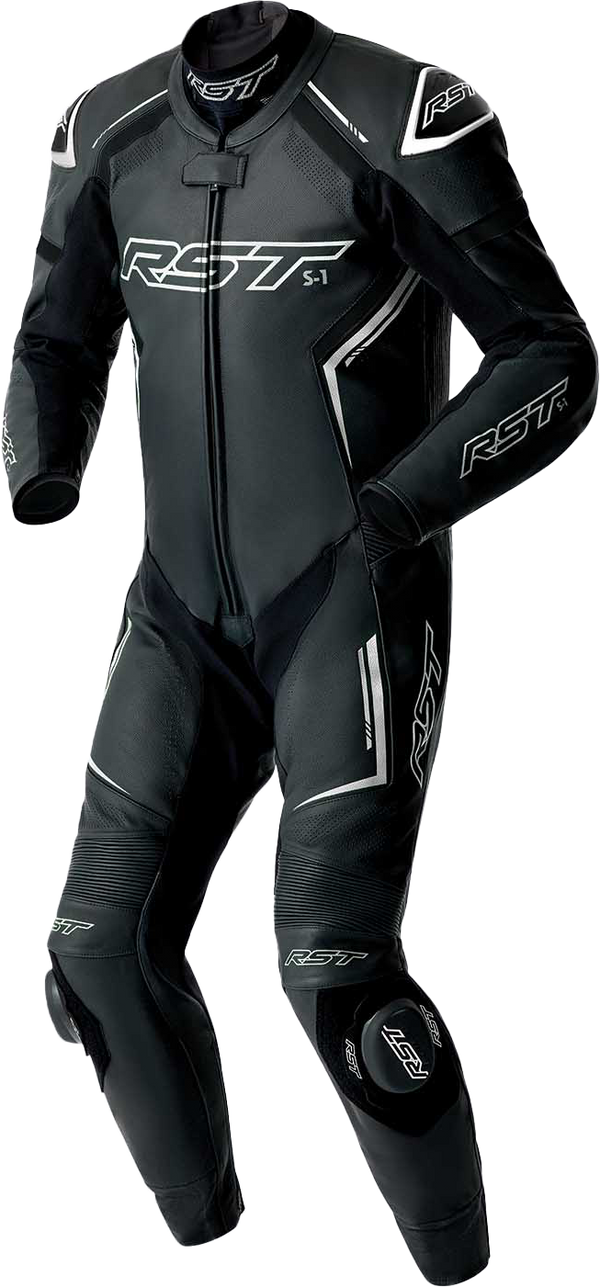 S1 D3O SUIT BLK/WHI LEATHER