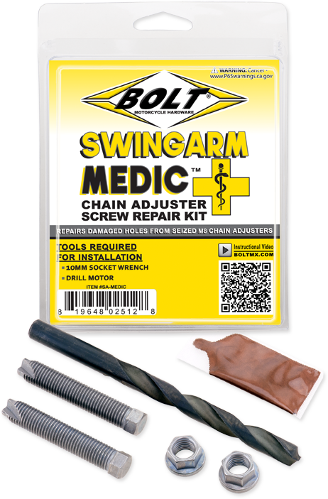 SWINGARM MEDIC CHAIN ADJUSTER REPAIR KIT | SA-MEDIC