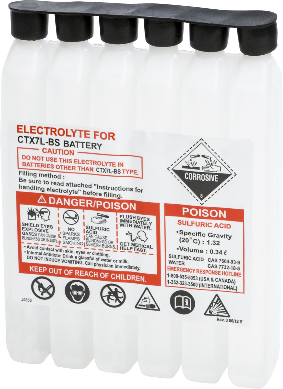 SEALED BATTERY ELECTROLYTE PACK 336CC