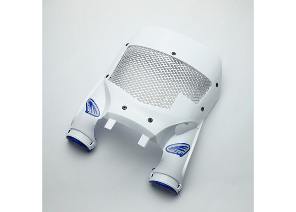 STADIUM VENTED NUMBER PLATE WHITE