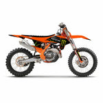 CMPLT KIT MONSTER ENERGY SLASH WHITE BG | 20-30-131