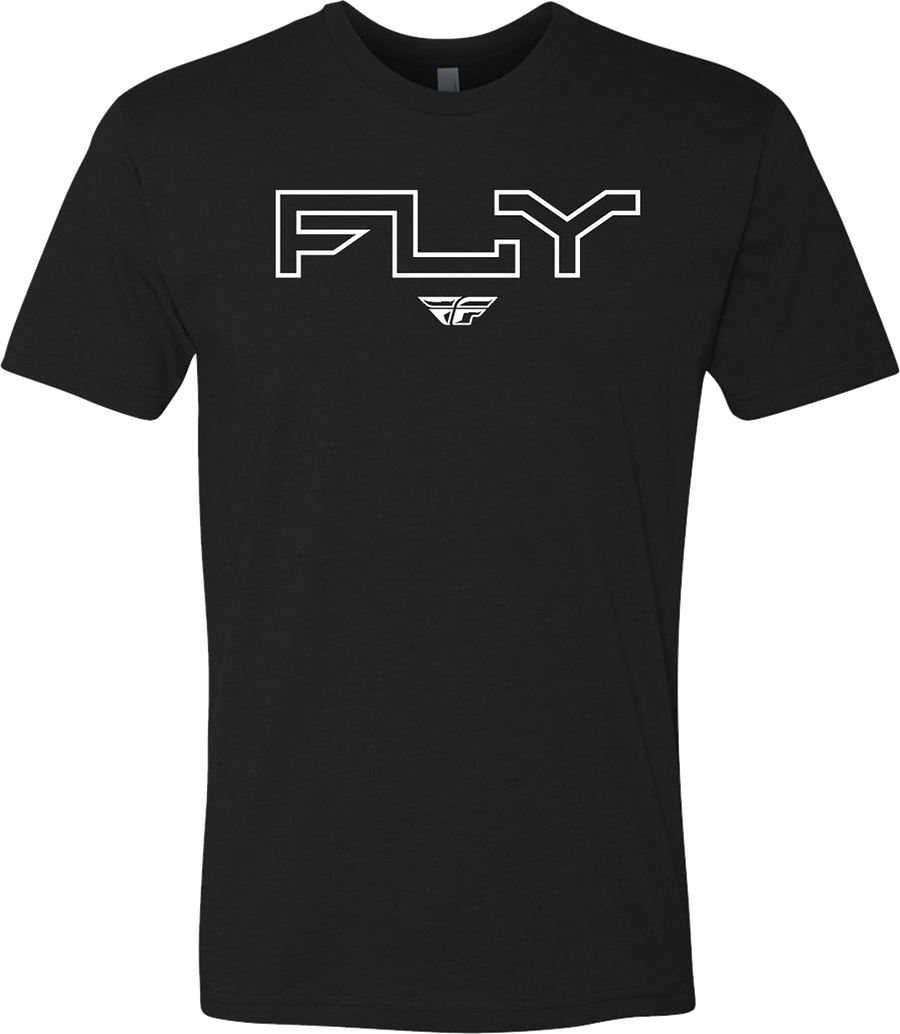 FLY EDGE TEE BLACK LG