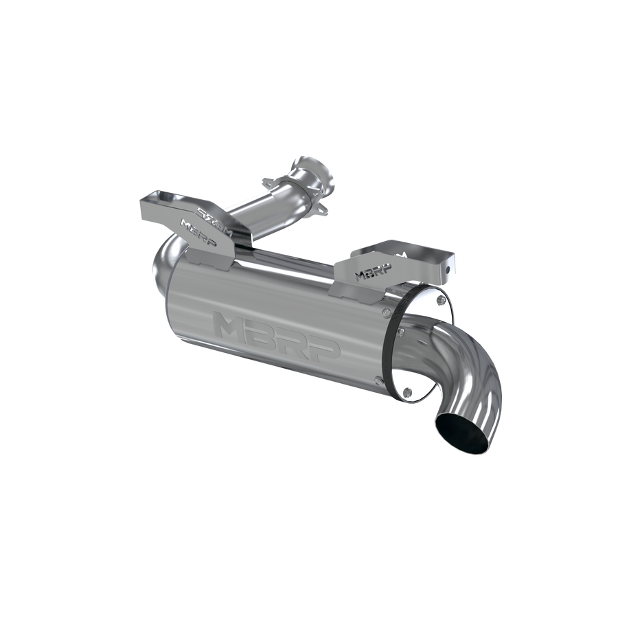 SINGLE SLIP-ON SYSTEM W/ 5" PERFORMANCE MUFFLER CHROME | AT-9801PT