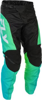 F 16 PANTS AQUA BLACK WHITE