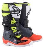 TECH 7S BOOTS DARK GREY/ RED FLUO/YELLOW FLUO SZ 02 | 2015017-9058-2