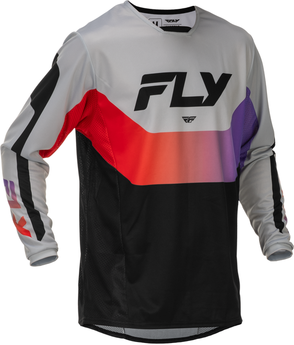KINETIC JERSEY GREY/RED/PURPLE/BLACK