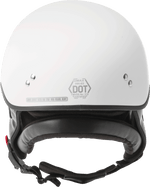 HH-65 HALF HELMET FULL DRESSED MATTE WHITE 2X