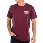 WEDGED TEE MAROON