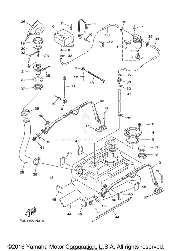 BAND, HOSE 62 (EW2)(YMUS) | 90601-162U5-00