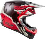 FORMULA S CARBON BYTE HELMET RED CARBON/RED/GREY LG