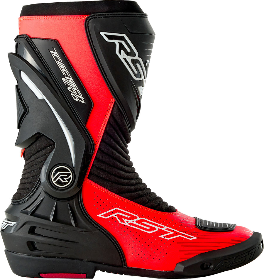 TRACTECH EVO D3O BOOT BLACK/FLO RED 11
