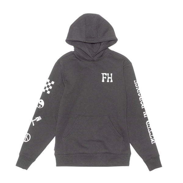 YTH LOSTBOY HOODPLOVR BLK