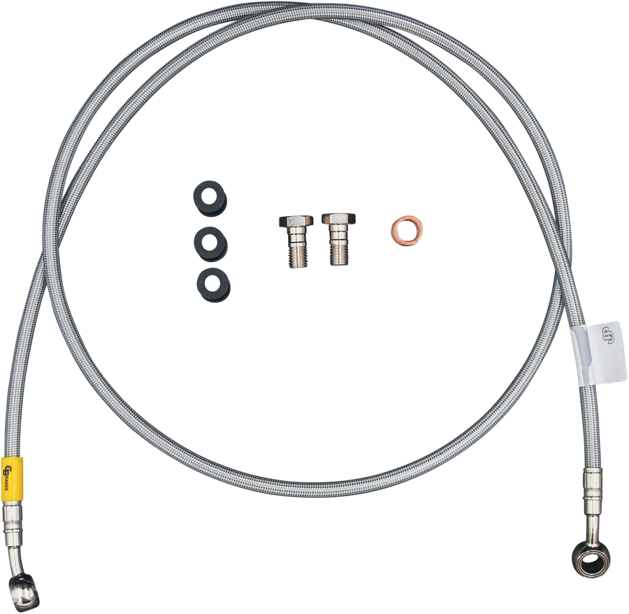 BRAKE LINE FRONT 1 LINE KIT STAINLESS | FK003D959-1