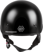 HH-45 HALF HELMET NAKED BLACK LG