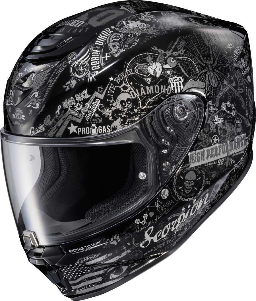 EXO-R330 FULL FACE HELMET SHAKE 2 BLACK
