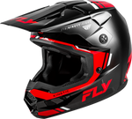 KINETIC VERDICT HELMET BLACK/RED/WHITE 2X