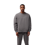 WORDMARK OVERSIZED FLEECE CREW