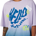 W HELLO FUTURE OVERSIZED TEE