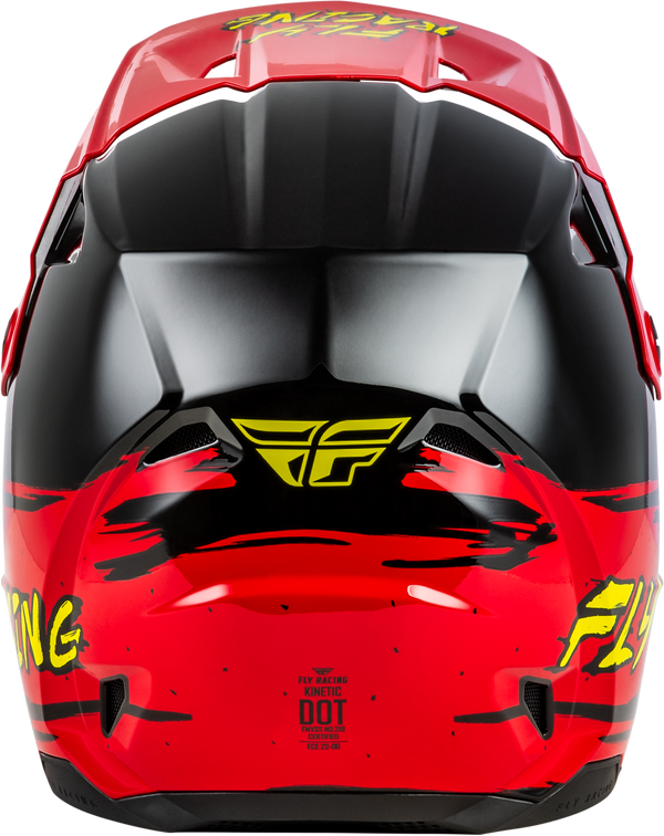 KINETIC SURGE HELMET BLACK/RED/YELLOW