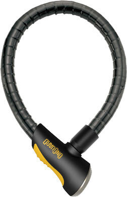 ROTTWEILER 8023L ARMORED CABLE LOCK BLACK/YELLOW 7 FT | 45008023L