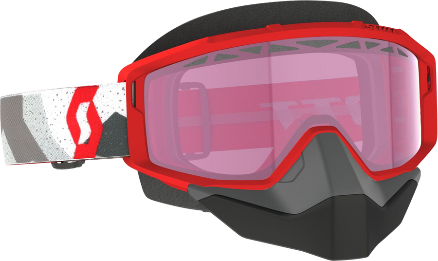 PRIMAL SNOW CROSS GOGGLE CAMO WHITE/RED ROSE TINT | 278606-7434134