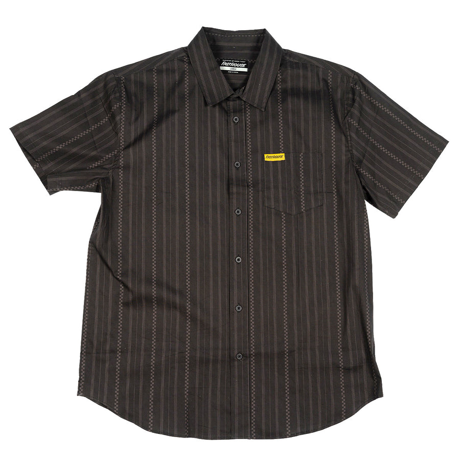 GALLERY SS BUTTON UP  BLK
