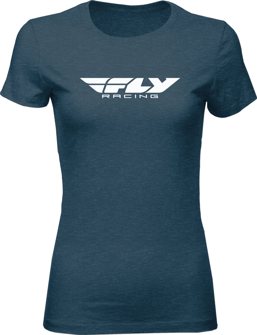 WOMEN'S FLY CORPORATE TEE INDIGO