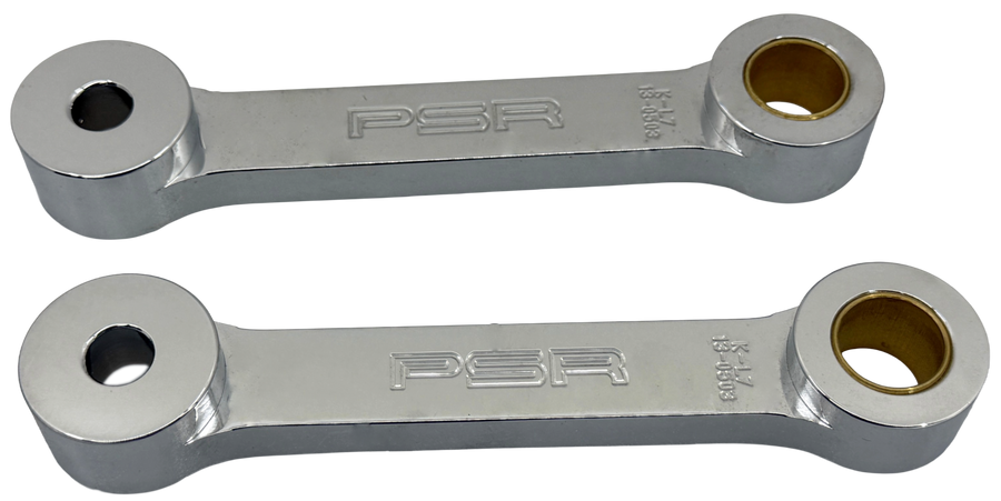 LOWERING LINK 1.5" DROP SILVER KAW
