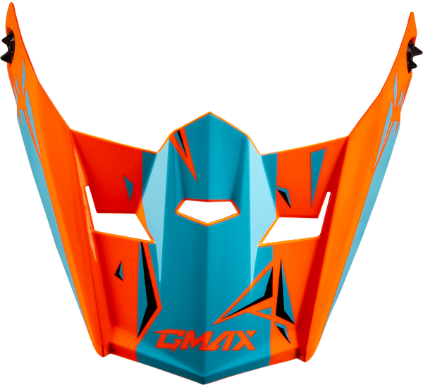YOUTH MX-46Y UNSTABLE VISOR HI VIS ORANGE/BLUE YS-YL | G0465212