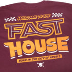 WEEKEND SS TEE MAROON