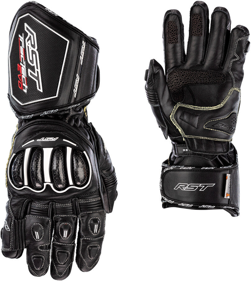 WOMENS TRACTECH EVO 4 CE GLOVE BLACK LEATHER LG