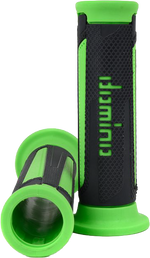 A350 TURISMO GRIPS ANTHRACITE/GREEN PAIR