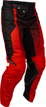KINETIC FADE PANTS RED/BLACK/WHITE SZ 34