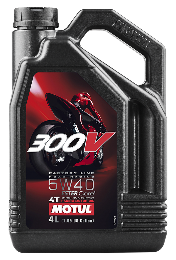 300V COMPETITION SYNTHETIC OIL 4T 5W40 4L 4/CASE